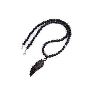 New Vintage Feather Pendant Necklace Men Handmade Classic 6m