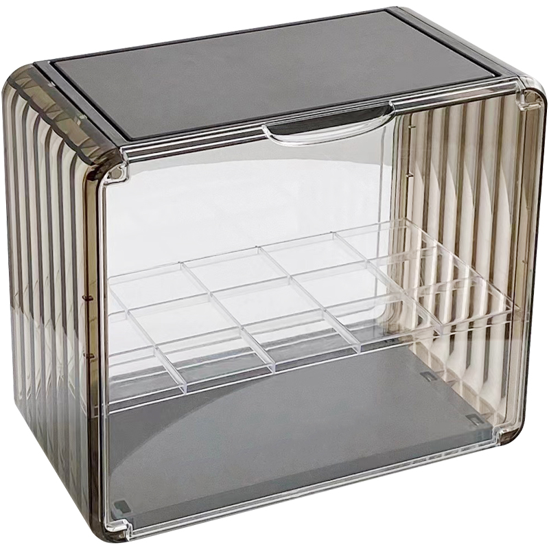 桌面副食品收纳柜放奶瓶吸奶器收纳盒宝宝水杯餐具碗盘柜沥干架置