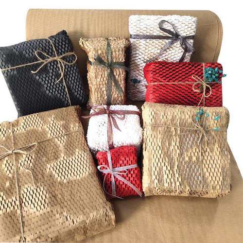 Kraft Wrapping Paper Honeycomb Cushioning Wrap Roll