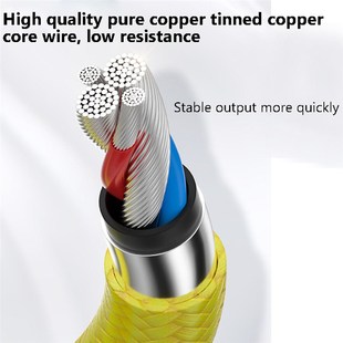 3A 90 Degree USB Charger Cable Elbow Data Transfer Cable for