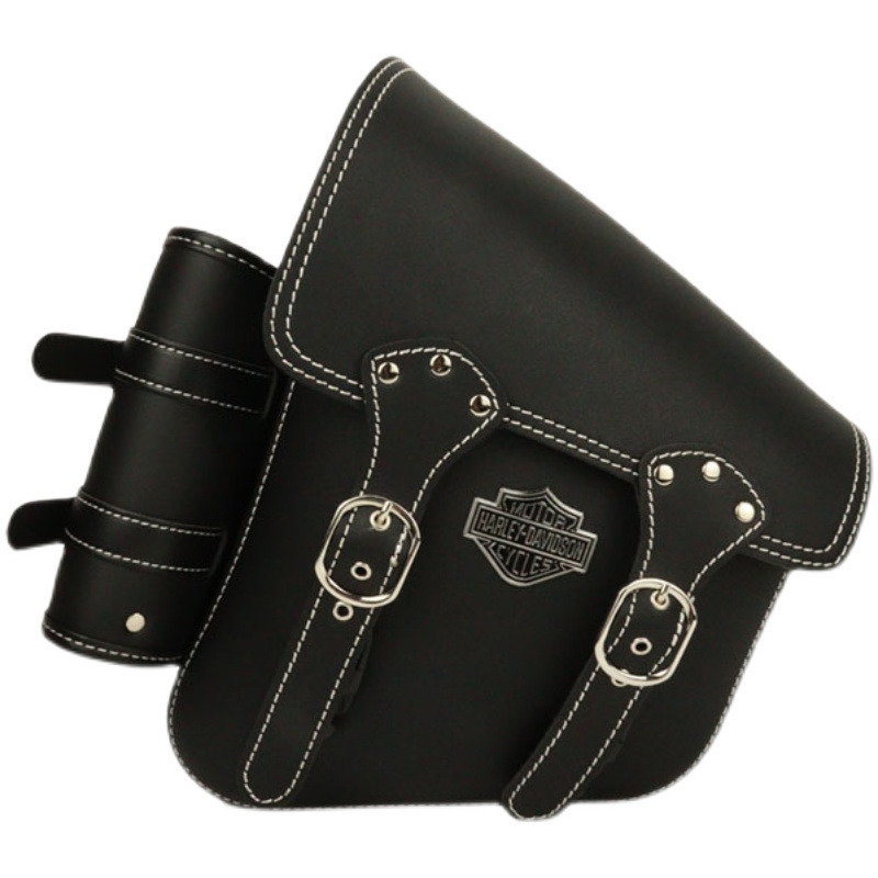 哈雷突破者肥仔 街霸 肥霸摩托车改装通用三角包防水快拆挂包边包