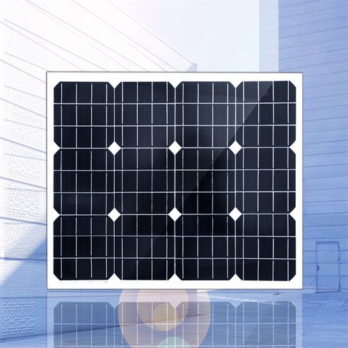 50W单晶硅太阳能光伏板光伏组件太阳能路灯80瓦专用光伏板发电板