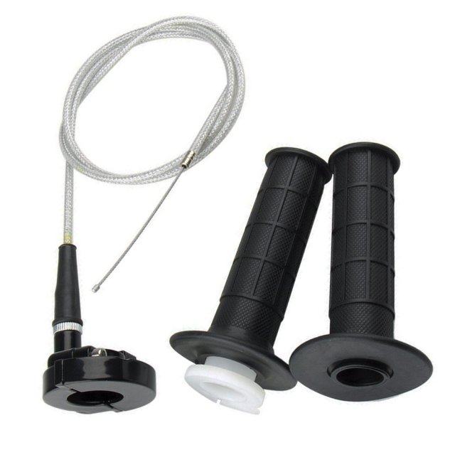 Throttle &amp Cable Handlebar Grip Casing Set for Honda Bik