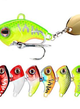 1PCS Rotating Metal VIB 9g/13g/16g/22g Wobbler Fishing Lure