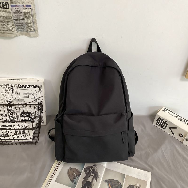 Backpacks Women Simple Solid All-match Japanese Style Multif