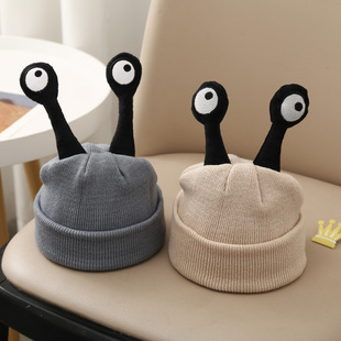 帽子新款2022年爆款男童女童秋冬稀奇古怪天线宝宝1一2岁炸街幼童