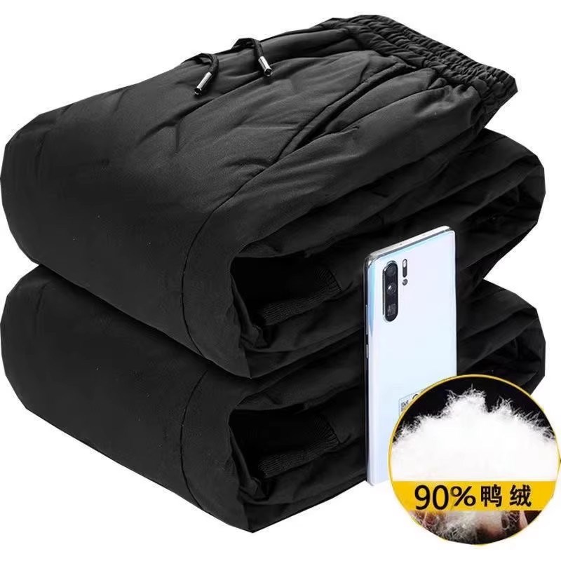 冬季中老年外穿棉裤爸爸男士加棉款加绒加厚裤子男老人男式保暖裤