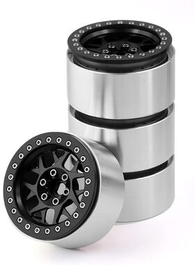 4PCS Metal 2.2 2.2 inches Beadlock Wheel Rim Hub for 1/10 RC