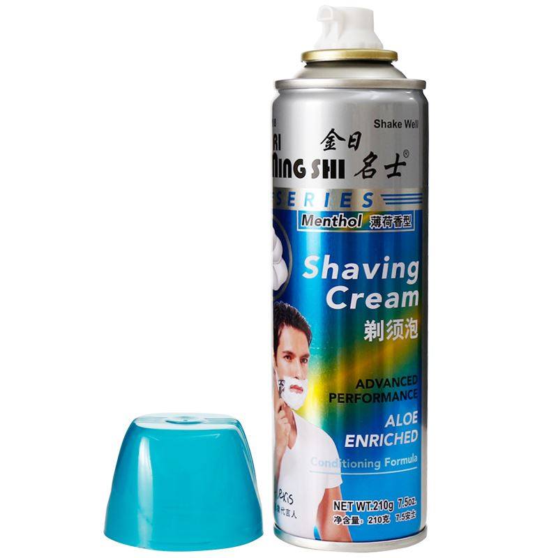 。名士男士剃须泡沫剃光头泡刮胡子泡须后水泡沫剃须膏210g克剃须