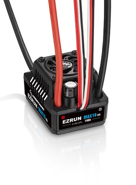 好盈EZRUN MAX10 G2 140A/80A加3652/3665有感无刷防水电调电机