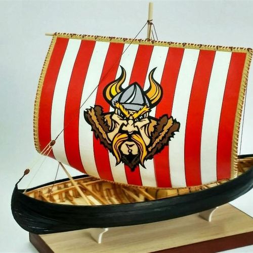 Sailboat model assembly kit 1:72 Viking Knarr wooden ship mo