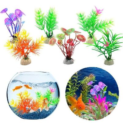 Simulation Artificial Plants Aquarium Decor Grass Water