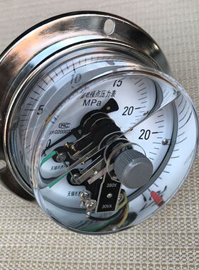 无锡市恵华仪表有限公司 YTXC-100IV 电接点压力表 25mpa 100mm