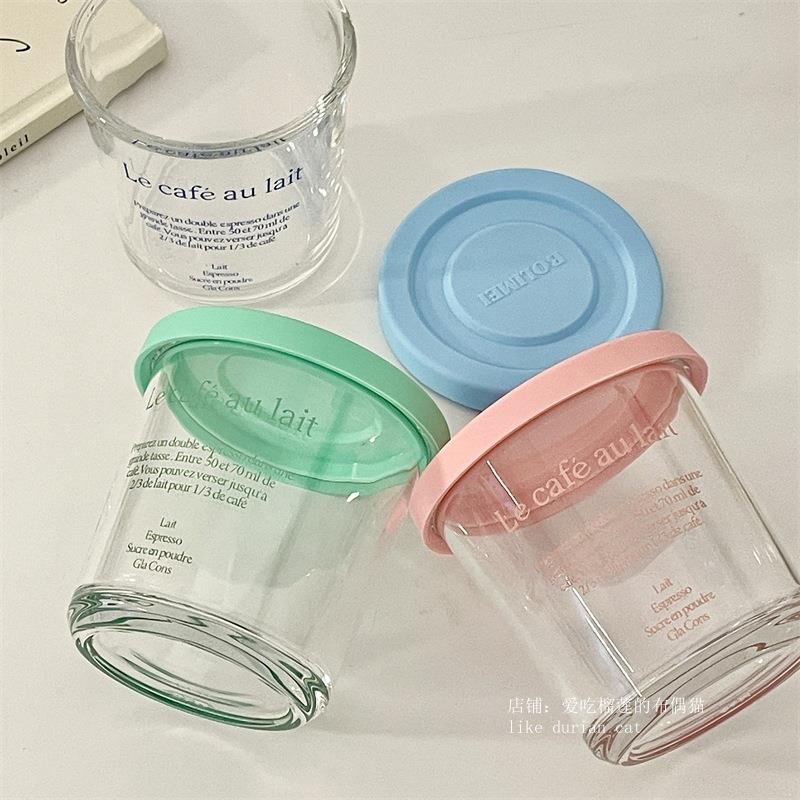 ZQ简约密封罐玻璃罐子带盖杯子杂粮收纳储物罐圆形厨房分装宠物冻