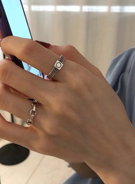 2psc elegant open ring womens fashion index finger ring戒指