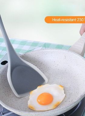 Large Silicone Turners Non-Stick Cooking Shovel Spatula