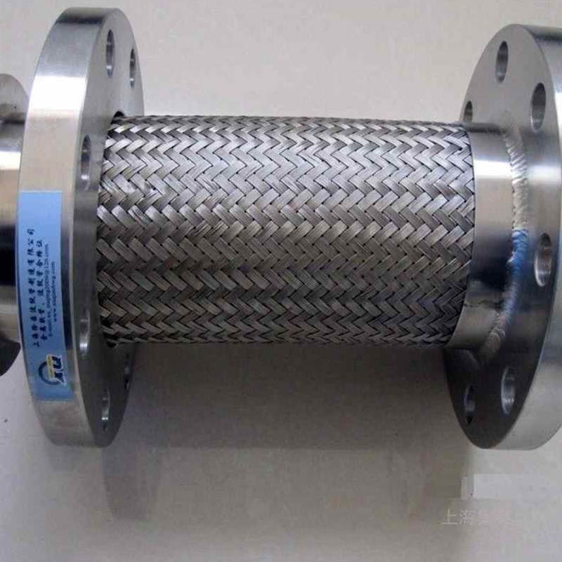 新新品4不锈钢金属法兰m软管300长蒸汽不锈钢波纹管400长304编织