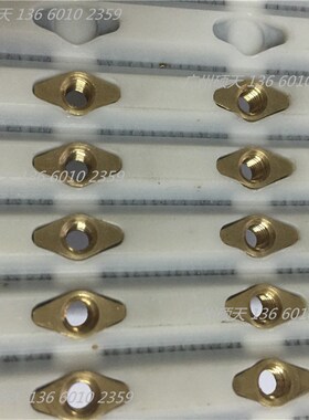 ATN10聚氨酯同步带100MM宽四粒菱形孔可加导条M4菱形螺母治具皮带