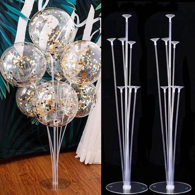 2 set Latex Balloon Holder Balloons Stand Column Metallic