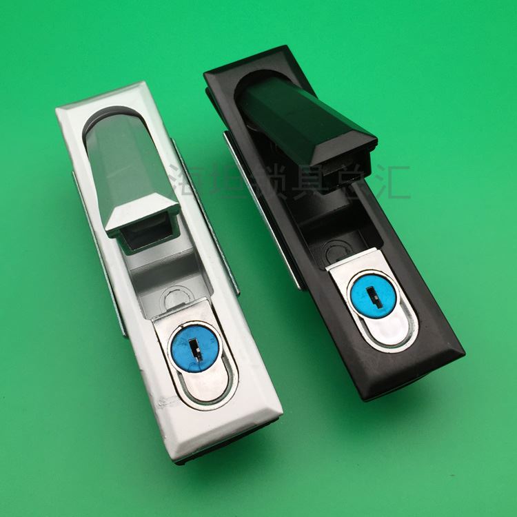 海坦柜锁MS618平面锁配电柜箱方形圆形门锁MS628机械设备门锁