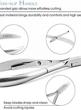 NEO Cuticle Full Jaw Trimmer Nippers  Professional Non-Corr