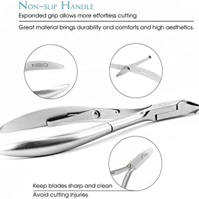 NEO Cuticle Full Jaw Trimmer Nippers  Professional Non-Corr