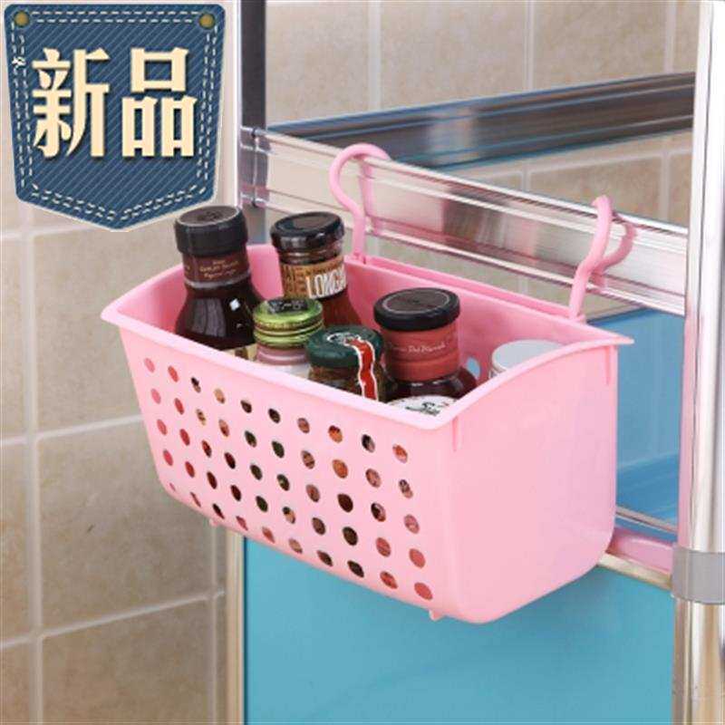 厕所塑料挂篮挂钩篮子浴筐桶小卫生间浴室悬挂式壁h挂收纳置物蓝