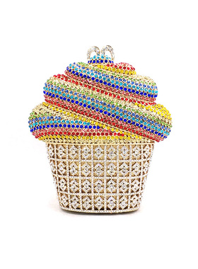 Fashion women accessories dessert diamonds luxury clutches b