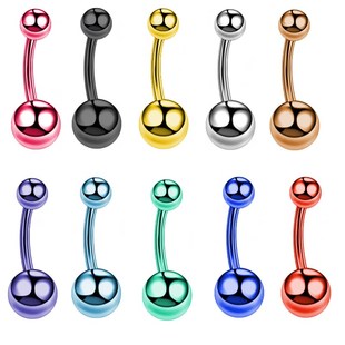 Zircon 14G Surgical Steel Lot 20Piece Piercing Belly