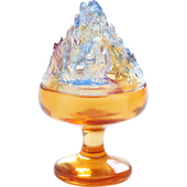 极速古法手工幻彩琉璃博山炉檀香盘香炉打香篆用品沉香炉熏香炉香