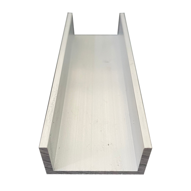 新品U型槽铝 50x50x5m槽铝挤型材料 内径40mm包边槽铝50*X50 包边