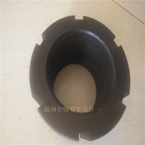 开槽圆螺母锁紧加长加厚螺帽M56X2X55mm/M56X2X20mm/中碳88级发黑