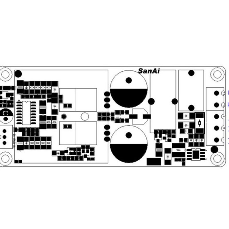 IRS2092S 大功率500W D类HIFI数字功放板成品单声道/超LM3886