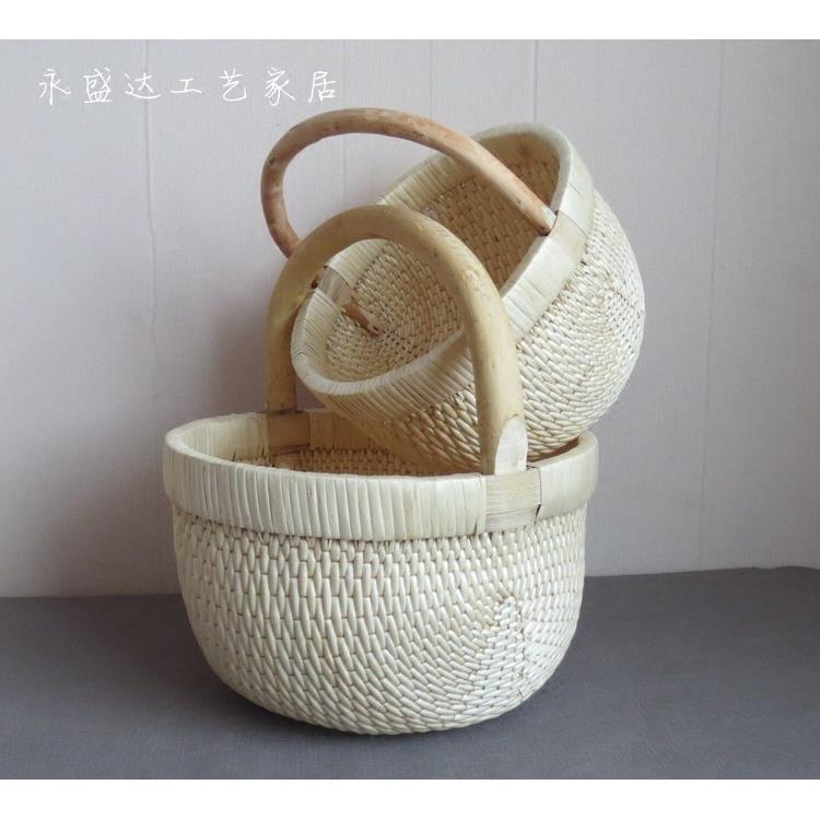 热卖柳编收纳筐 篮子八斗 提篮蔬菜馒头筐民间工艺 笸罗筐子
