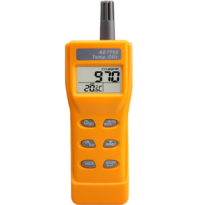 衡欣AZ77535 手持式二氧化碳气体仪 AZ7752 测温度湿度CO2分析仪