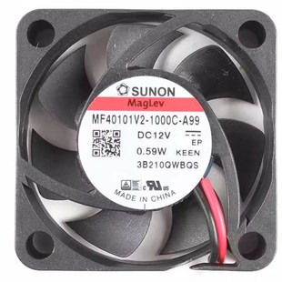 1000C 12V A99 4010 0.59W静音散热风扇 SUNON建准 MF40101V2