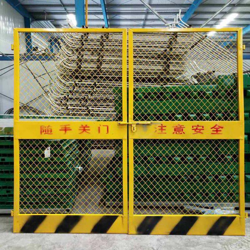 供应深圳工地建筑施工电梯安全门  基坑临边围栏 井口防护门