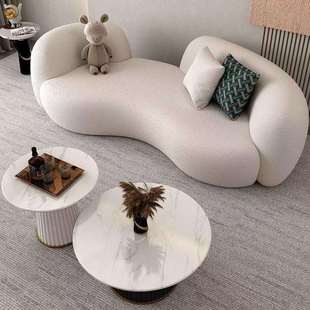 沙发简约 奶油风沙发酒店大堂接待会客沙发小户型客厅家用网红同款