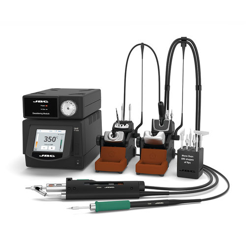 西班牙JBC焊台DMSE-2HQB双工具返修工作站配T245手柄和DR560手柄