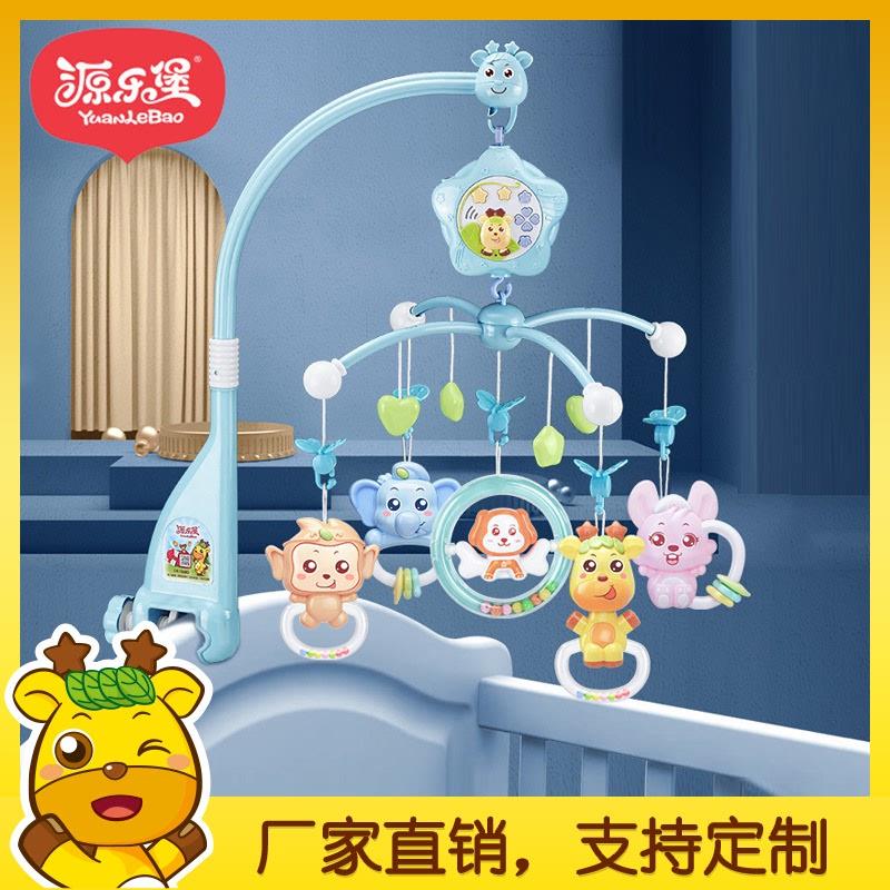 品牌动物安抚新生儿音乐旋转投影床铃床头铃婴儿玩具