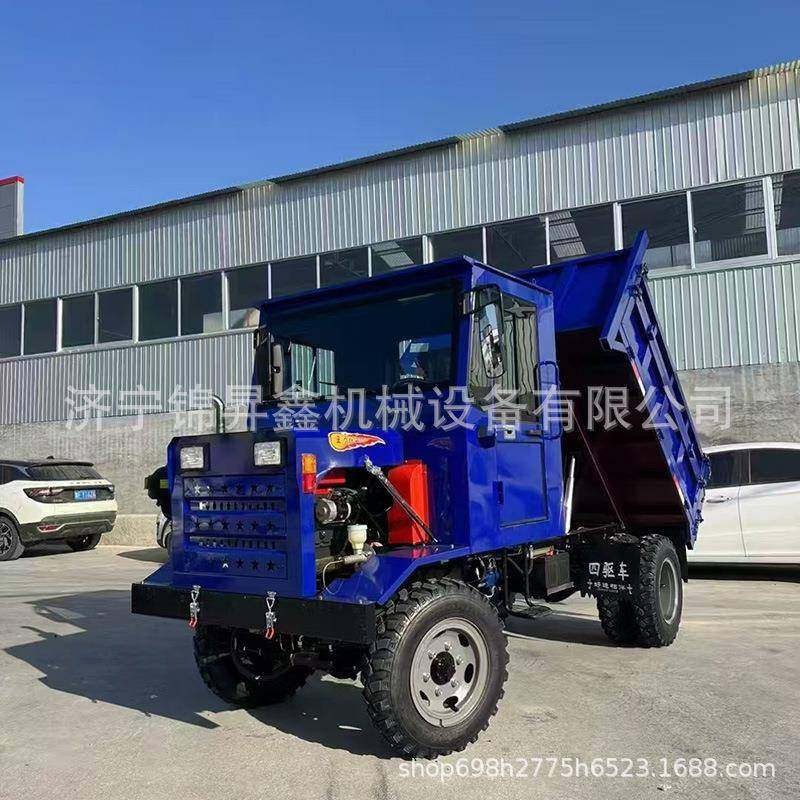马力四不像四驱农用车工程山地用全地形柴油车矿用自卸式运输车