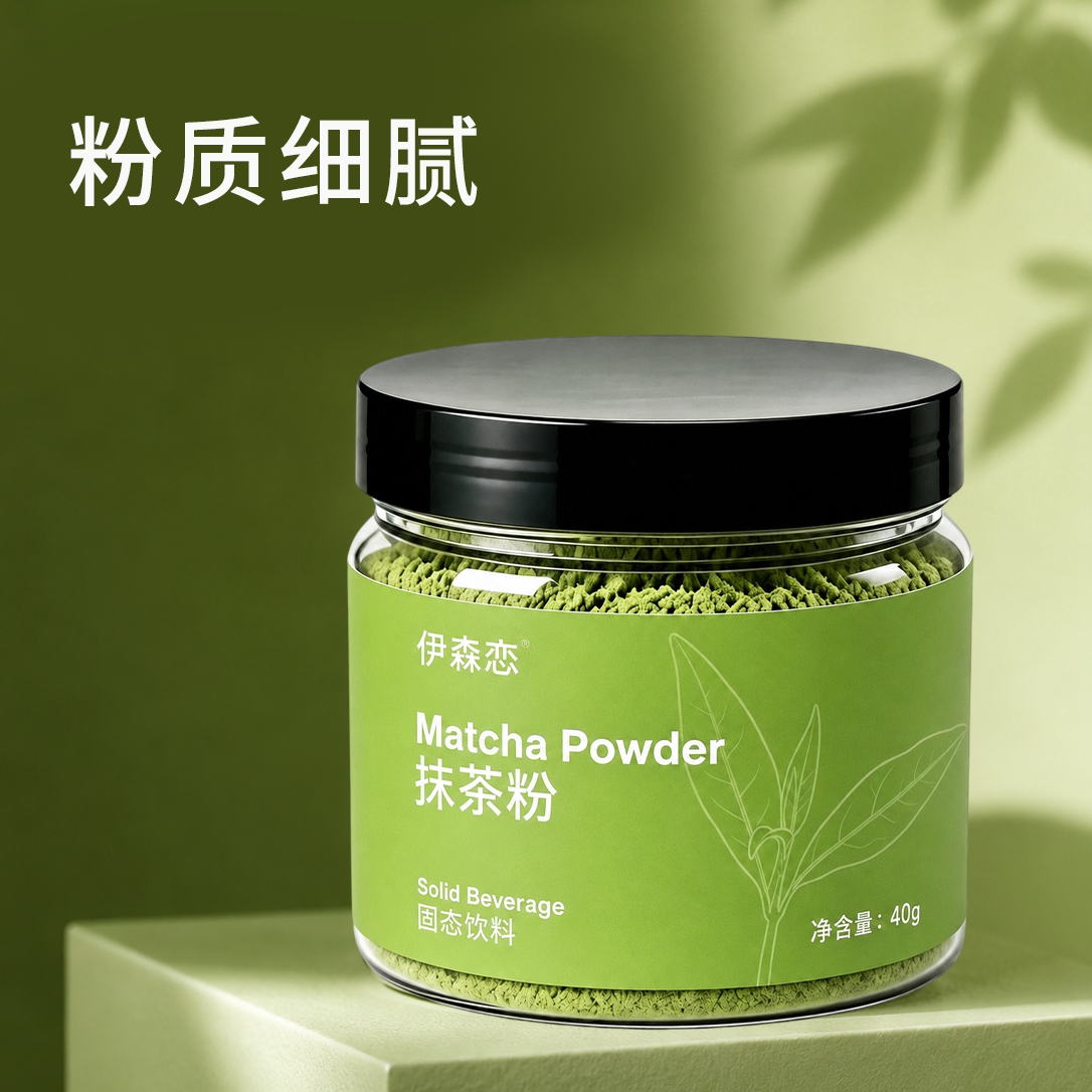 精纯抹茶粉面点冲调拿铁蛋糕甜点专用日式蒸青抹茶粉低脂