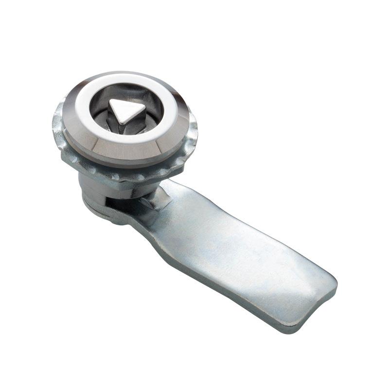 MS75电箱锁电字三角四方锁一芯工具箱0转舌锁工业电梯配柜锁