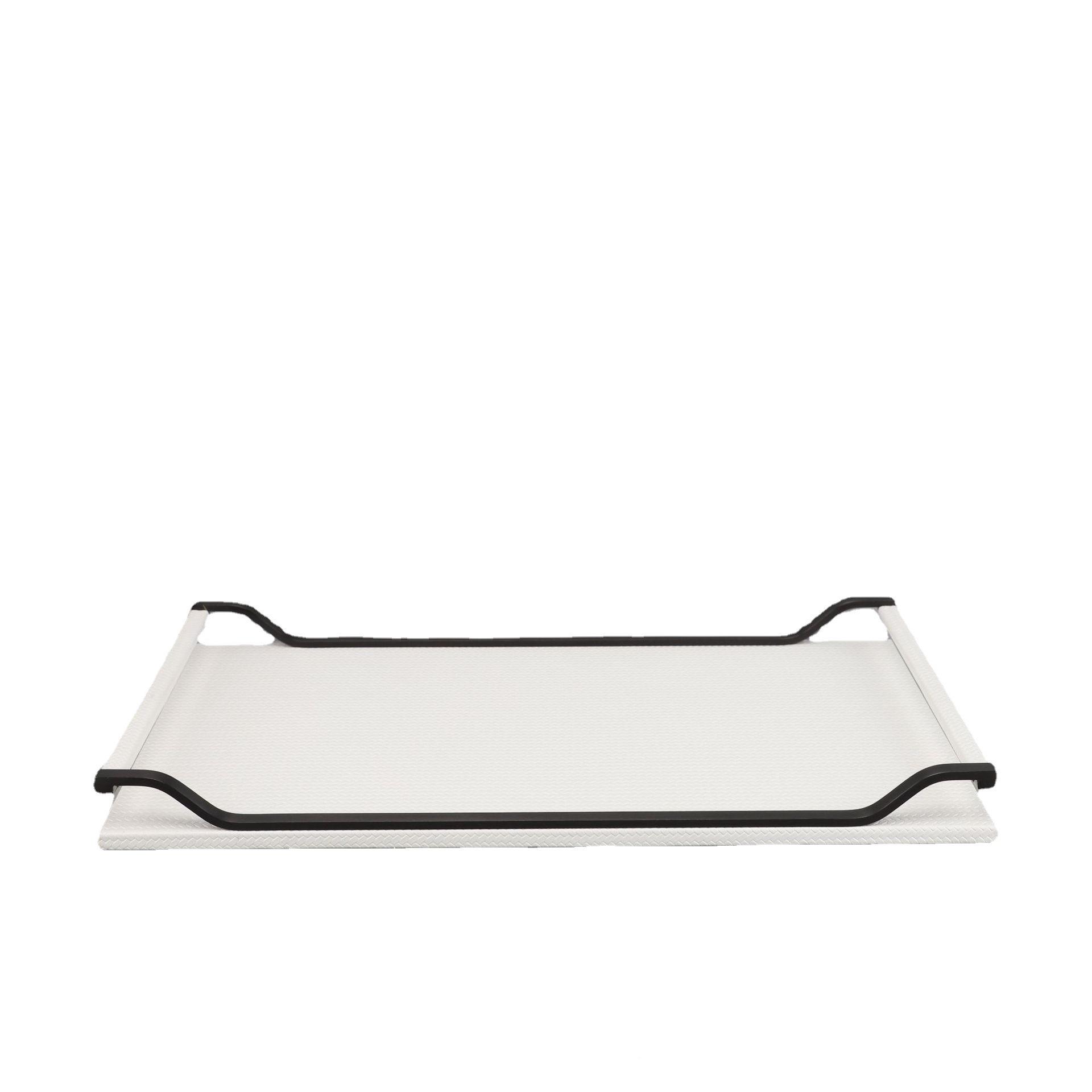 现代简约收纳0406房托盘木环摆件样板房酒柜玄居关书客厅家装饰摆