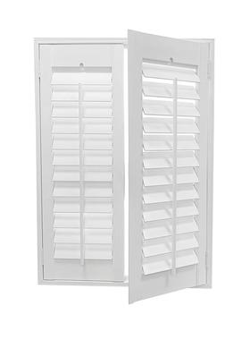 木质百叶窗帘shutters推拉折叠可调节卧室隔断遮光PVC实木百叶门