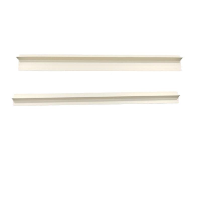 PVC塑料白色T型条压边ULA条冲阴筋条角悬浮F吊顶天花补缝条造型收