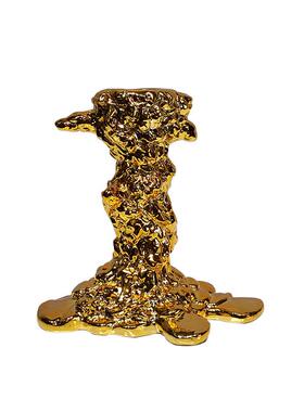 法式轻奢树脂电镀色氛围烛台摆件玄关壁炉餐厅高档蜡烛台家居饰品