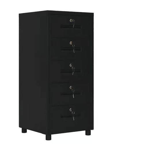 办公室小铁皮柜子文件柜矮柜储物抽屉柜资料带锁工具柜桌下收纳柜