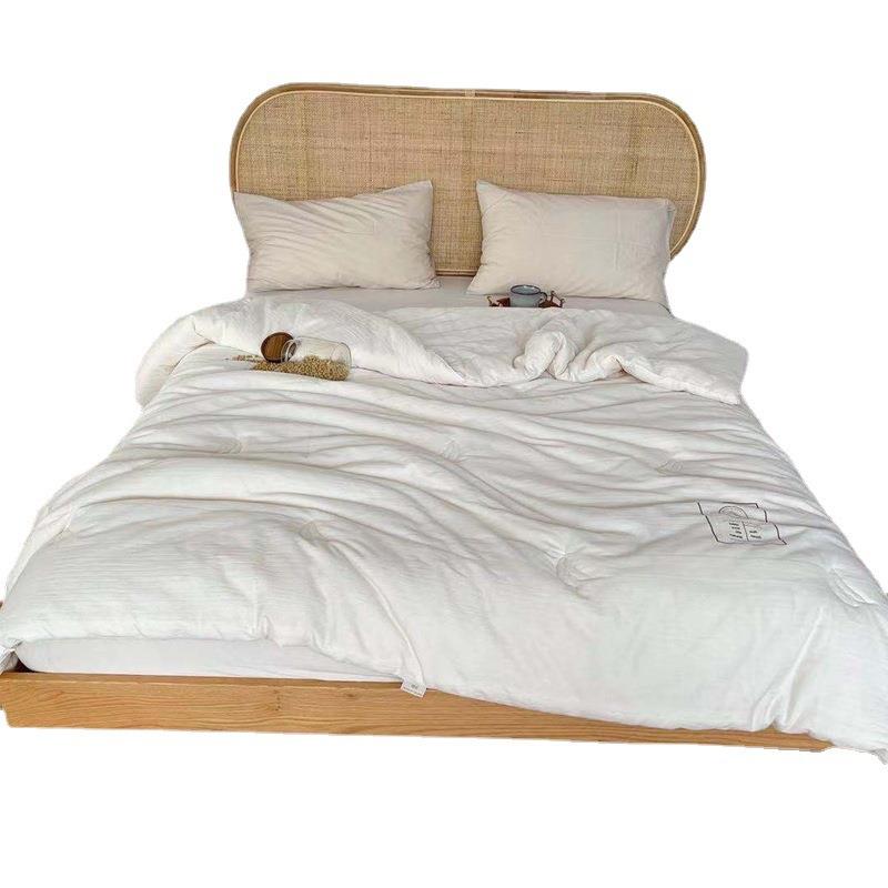 式纯棉50大豆纤维被子单人棉四被被夏被全棉日加厚保季ALSH暖被芯