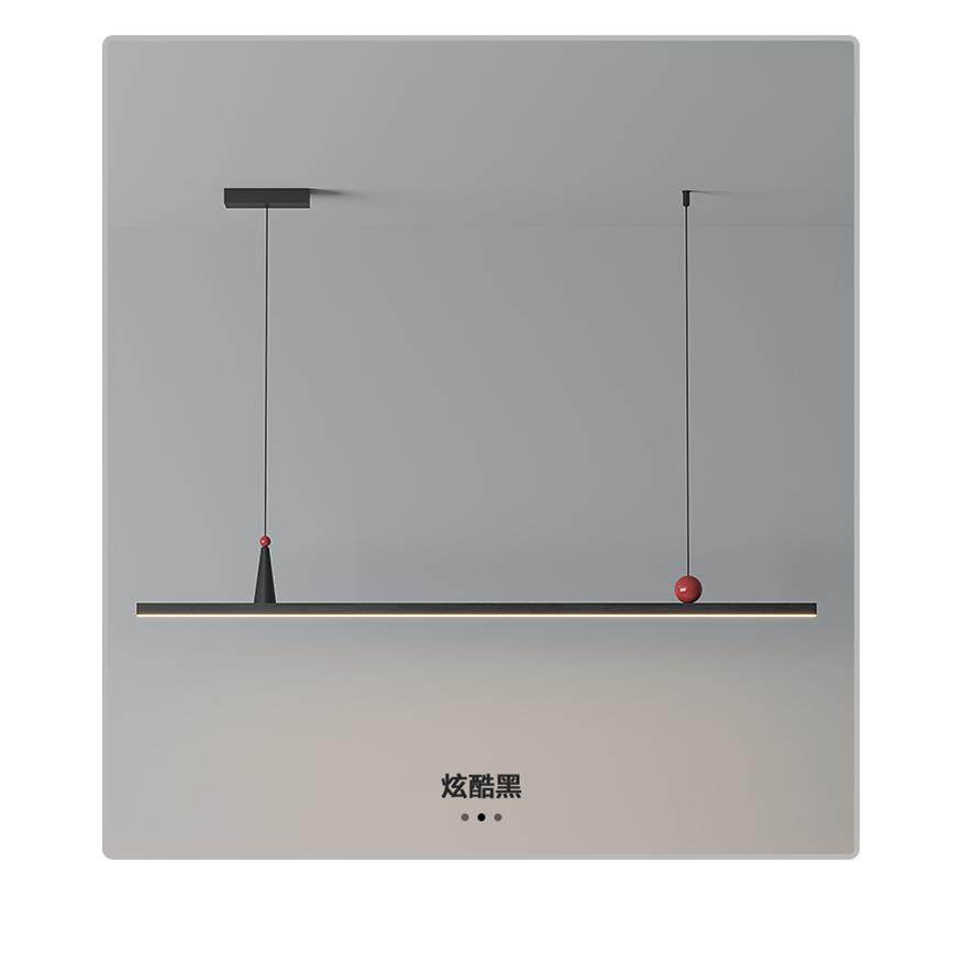 设计师高级餐厅吊灯现代简约一字长条餐桌吧台灯极简酒店前台灯具,家装灯饰光源,智能吊灯,淘宝优惠券,粉丝福利购,淘宝优惠卷